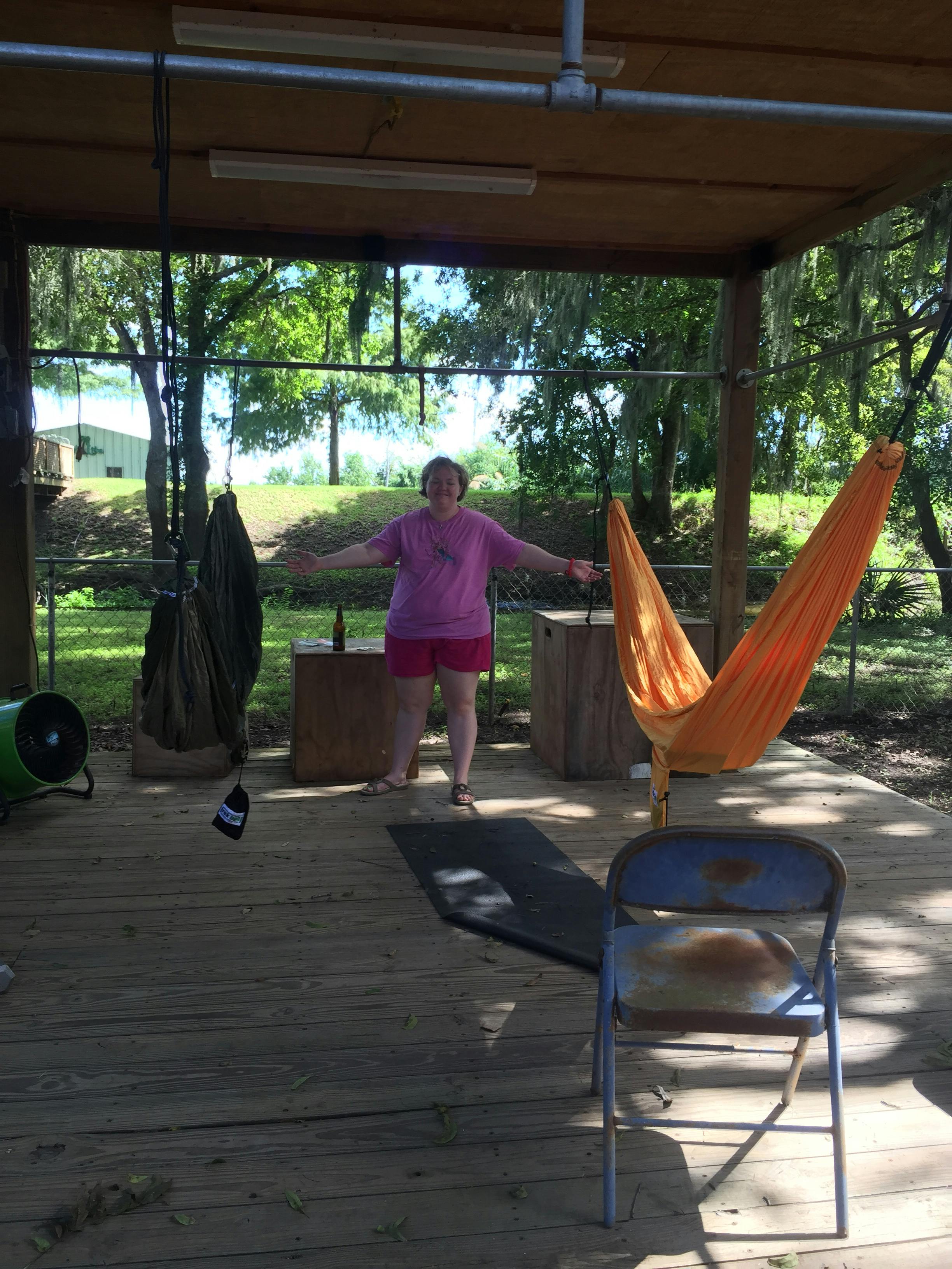 Banana Hammock Fight Cancer with Trek Light Gear